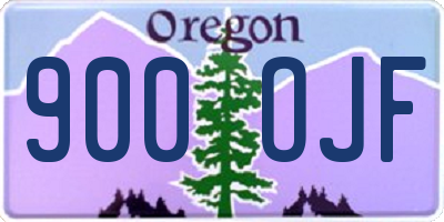 OR license plate 900OJF