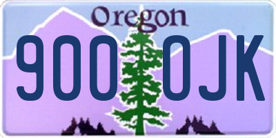 OR license plate 900OJK