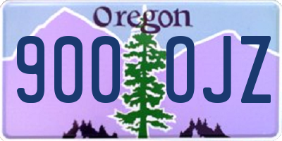 OR license plate 900OJZ