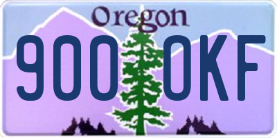 OR license plate 900OKF