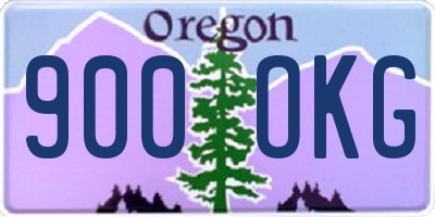 OR license plate 900OKG