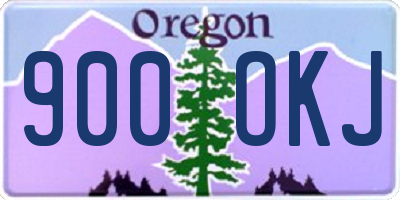 OR license plate 900OKJ
