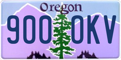 OR license plate 900OKV