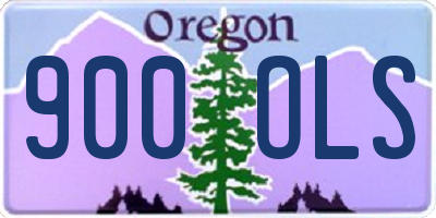 OR license plate 900OLS