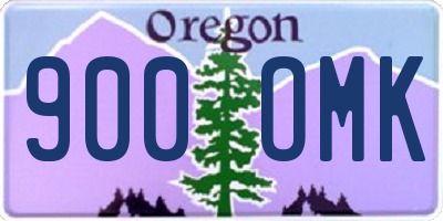 OR license plate 900OMK