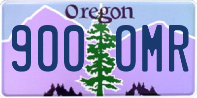 OR license plate 900OMR