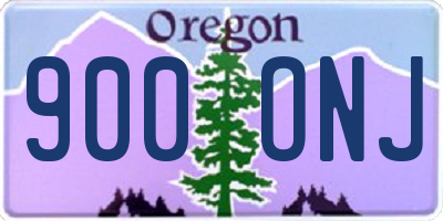 OR license plate 900ONJ