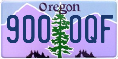 OR license plate 900OQF
