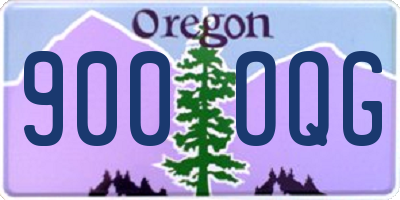 OR license plate 900OQG