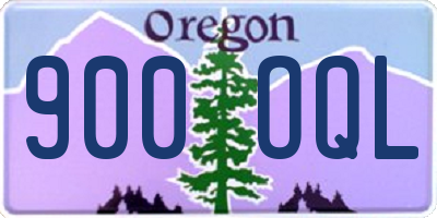 OR license plate 900OQL