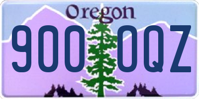 OR license plate 900OQZ