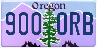 OR license plate 900ORB