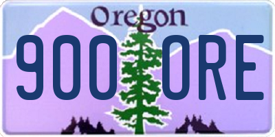 OR license plate 900ORE
