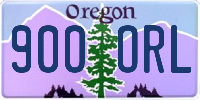 OR license plate 900ORL