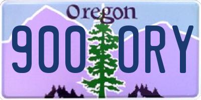 OR license plate 900ORY