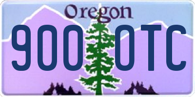 OR license plate 900OTC