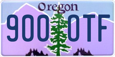 OR license plate 900OTF