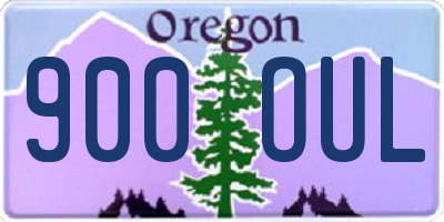 OR license plate 900OUL