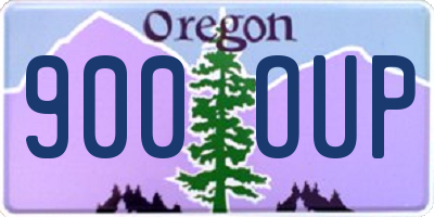 OR license plate 900OUP