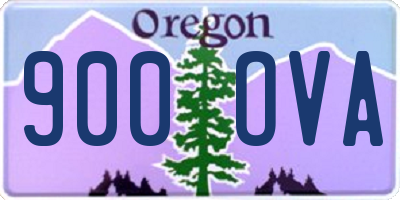 OR license plate 900OVA
