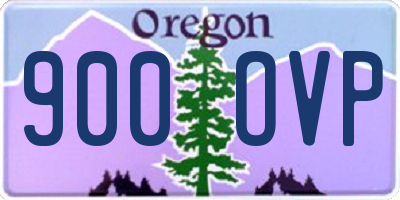 OR license plate 900OVP