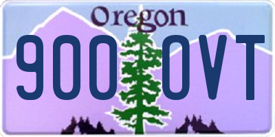 OR license plate 900OVT