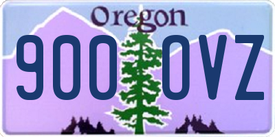 OR license plate 900OVZ