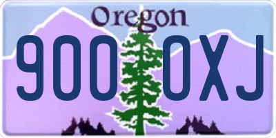 OR license plate 900OXJ