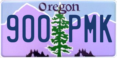 OR license plate 900PMK