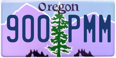 OR license plate 900PMM