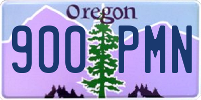 OR license plate 900PMN