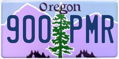 OR license plate 900PMR