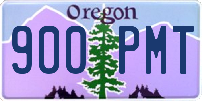 OR license plate 900PMT