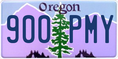 OR license plate 900PMY