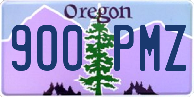OR license plate 900PMZ