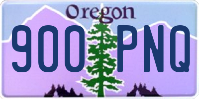OR license plate 900PNQ