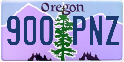 OR license plate 900PNZ