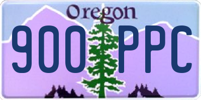 OR license plate 900PPC