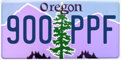 OR license plate 900PPF