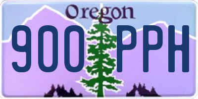 OR license plate 900PPH