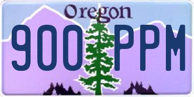 OR license plate 900PPM