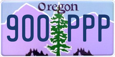 OR license plate 900PPP
