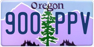 OR license plate 900PPV