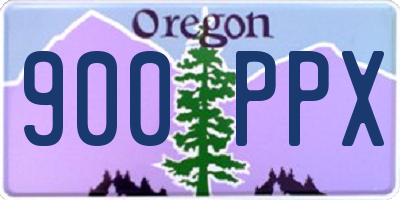 OR license plate 900PPX