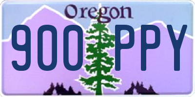 OR license plate 900PPY