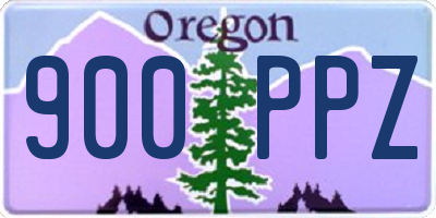 OR license plate 900PPZ