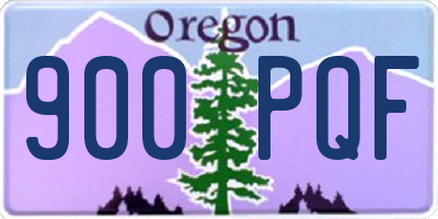 OR license plate 900PQF