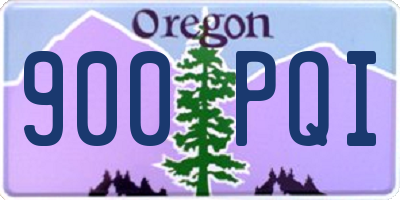 OR license plate 900PQI