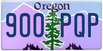 OR license plate 900PQP