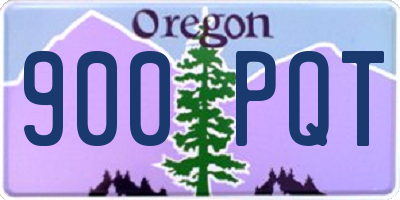 OR license plate 900PQT